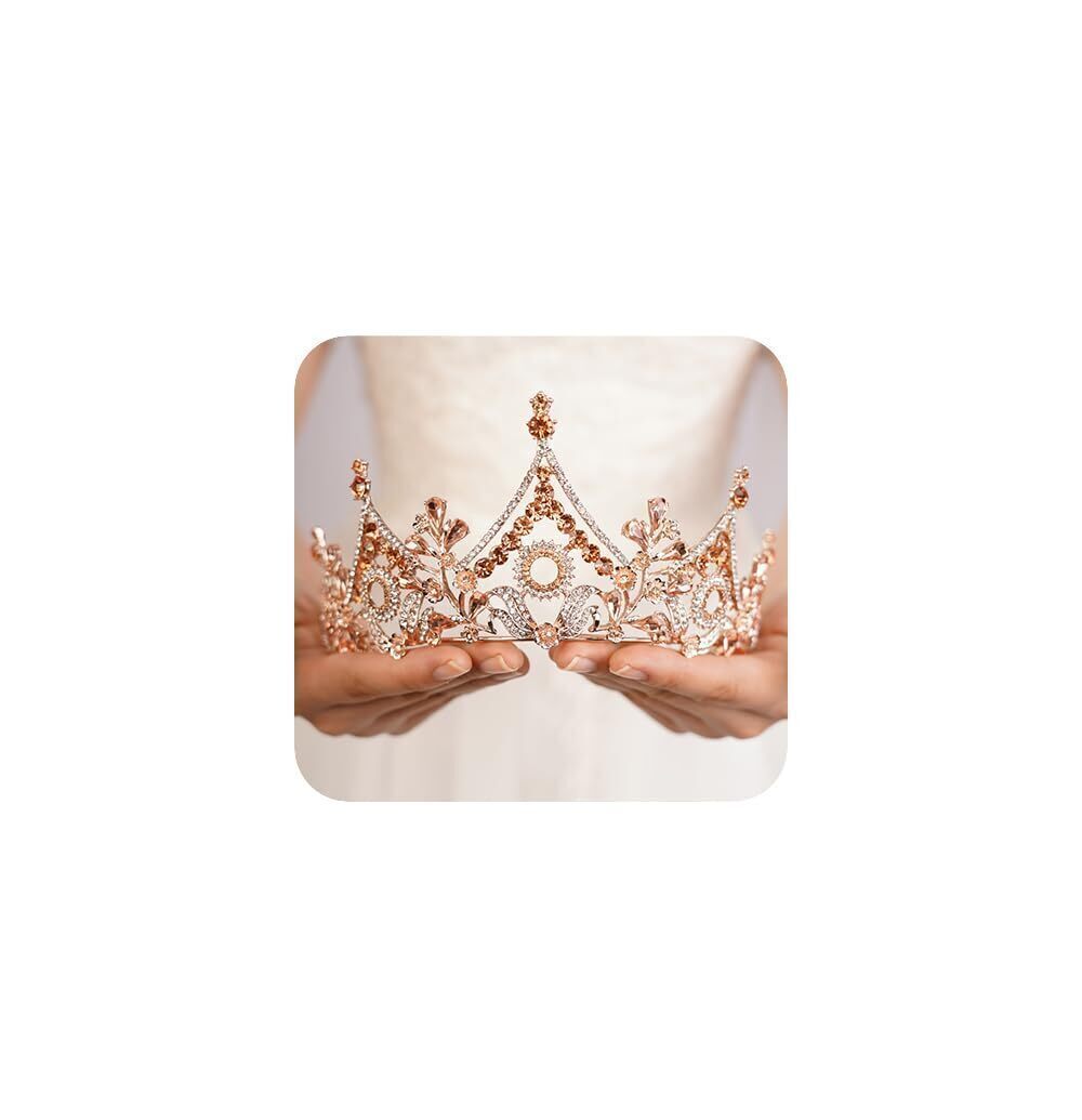 3323 Crystal Tiara for Prom Crown Tiara Elegant Princess Queen Crown Tiara